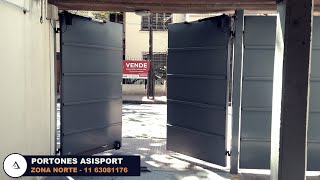 AUTOMATIZACIÓN DE PORTONES BATIENTES  MOTOR PARA PORTÓN BATIENTE 2 HOJAS  INSTALACIÓN  ASISPORT [upl. by Enomsed802]