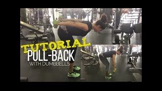 DUMBBELLS STRAIGHT ARM quotPULLBACKquot [upl. by Aseram]