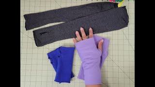 Fingerless gloves in 10 minutes [upl. by Disraeli]