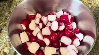 Roasted Radishes  Low Carb  Keto  Vegetable Recipe [upl. by Dola205]