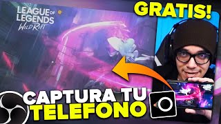 COMO CAPTURAR LA PANTALLA DE TU TELEFONO EN OBS GRATIS  Tutorial OBS  UrbVic [upl. by Retsbew]