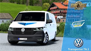 Euro Truck Simulator 2  Volkswagen Transporter T61  by GLOBALDESIGN  ETS2 145 [upl. by Arluene805]