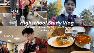 Study Vlog🧋🥽 Econ amp Calc prep Chem labs Lunar New Year amp more [upl. by Eisse]