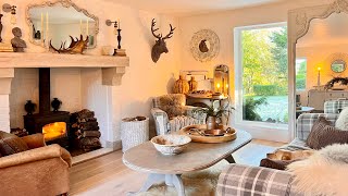 WINTER DECOR IDEAS  LIVING ROOM  Coffee Table Makeover  Thrifted Decor  Winter Decorating Ep3 [upl. by Il]