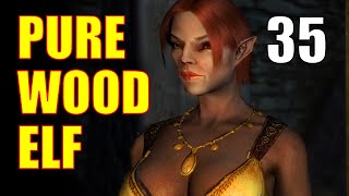 Skyrim PURE WOOD ELF BUILD Walkthrough Part 35  The Aura Whisper Shout [upl. by Egiarc2]