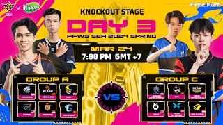 VN FFWS SEA 2024 Spring  Knockout Stage  Day 3 [upl. by Hardunn]