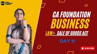 CA Foundation Business Laws CH4 Unpaid seller day 1 [upl. by Brenner]