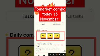 🍅Tomarket Airdrop Combo 15 Novembershortsshortsfeedytshortstomarketcombotelegramviralshort [upl. by Ecirtam]