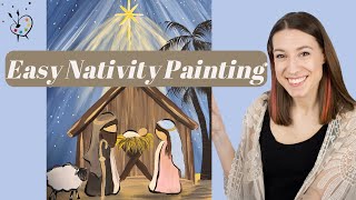 Beginner Nativity Painting [upl. by Akemyt480]