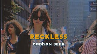 Reckless  Madison Beer Lyrics amp Vietsub [upl. by Llohcin]