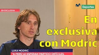 Luka Modric Perú la Champions League y más en diálogo exclusivo con Movistar Deportes [upl. by Enytnoel763]