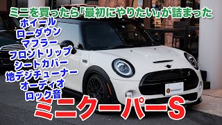 ｢ミニを買ったらやりたいこと｣が全て詰まったミニクーパーS【カスタム済み中古車】 [upl. by Einapets]