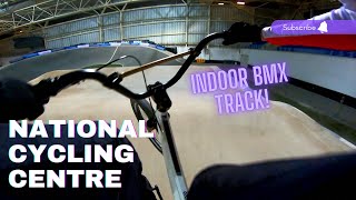 TRIP TO THE INDOOR BMX TRACK MANCHESTER [upl. by Einnol]