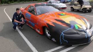 Electric Drag Racing  Shock and Awe  only run  June 2nd 2016 [upl. by Elden896]