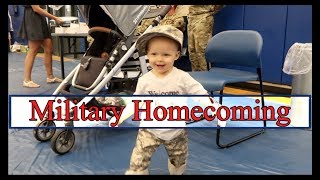 MILITARY HOMECOMING  Homecoming after 9 Month Army Deployment [upl. by Nylrebma920]