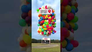 How Many Balloons To Make A Store Fly mrsbeast shorts shortvideolowrencebishnoi india [upl. by Notsecnirp822]