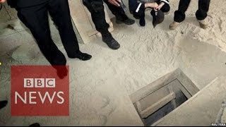 El Chapo Escape Drug lord fled through 15 km tunnel  BBC News [upl. by Gnanmas480]