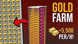 Minecraft Portal Based Gold Farm 121  80000 Items Per Hour [upl. by Ahsiela]