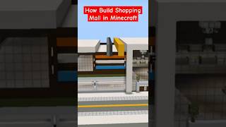 How build a best shopping mall in the Minecraft minecraft howto minecraftbuilds shorts [upl. by Nalliuq640]