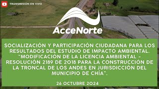 Socialización y participación ciudadana para los resultados del estudio de impacto ambiental [upl. by Dasteel415]