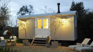 The Most Beautiful Shepherds Huts Cottage House Ive Ever Seen  Living Design Tiny House [upl. by Aiam]