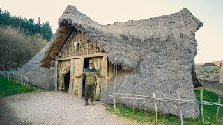 Incredible Stone Age House Primitive Technology 3800BC [upl. by Macdonald784]