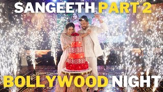 BEST WEDDING SURPRISE EVER ❤️🤯 OUR BOLLYWOOD NIGHT VLOG PART 2  WEDDING  HEBAREE WEDDING [upl. by Ydok]