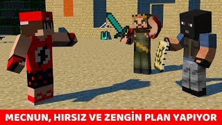 ZENGİN VS FAKİR 241  Mecnun Hırsız ve Zengin Plan Yapıyor Minecraft [upl. by Airtemed292]