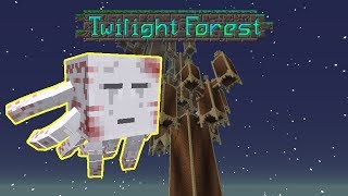 Minecraft Twilight Forest UrGhast Boss Battle [upl. by Lemert]