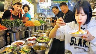 이거 먹으러 새벽 6시에 찾아갔습니다🥺 옆손님이 대결신청 남대문시장 칼국수골목 먹방 [upl. by Lleumas]