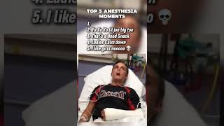 Top 5 Anesthesia moments😂 [upl. by Maillw]