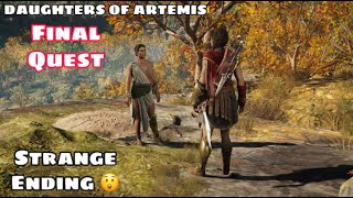 Assassins Creed Odyssey  Daughters of Artemis Final Quest  Strange Outcome PS4 [upl. by Lukash]