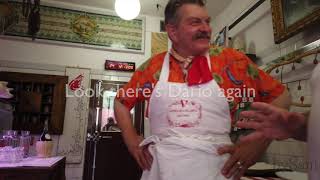 Dario Cecchini famous butcher in Panzano where you can eat and buy Bistecca Fiorentina [upl. by Morice]