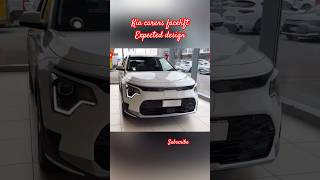 Upcoming kia carens facelift 2024expected front fascia [upl. by Razid]