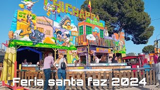 Feria atracciones santa faz Alicante 2024 [upl. by Mackoff204]