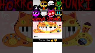 Horror Sprunki  But On Cat 😺 Piano shorts [upl. by Eulau]