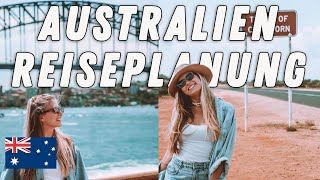 AUSTRALIEN REISEPLANUNG I Tipps Budget Reiseroute amp ALLES was du wissen musst Reiseführer Urlaub [upl. by Claudy]