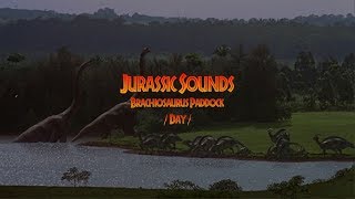 Jurassic Sounds  Brachiosaurus Paddock Day [upl. by Wainwright]