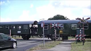 Spoorwegovergang Wildervank  Dutch railroad crossing  Stadskanaal Onder Stoom 2022 [upl. by Kauffmann57]