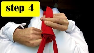 Full Windsor knot  step by step tutorial [upl. by Faux]