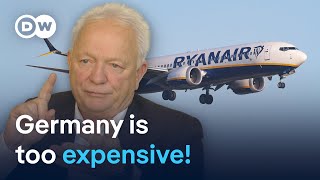 When will German aviation take off Ryanair CEO Wilson bashes German aviation costs  DW News [upl. by Gnek]