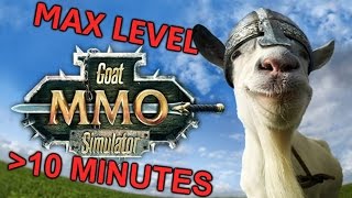 Goat MMO Simulator  Get Max Level in Less Than 10 Minutes [upl. by Suhpoelc]