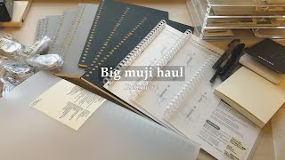 Big MUJI haul ♥︎ Stationery [upl. by Enomaj]