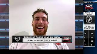 PierreLuc Dubois joins NHL Tonight to talk deal with Kings [upl. by Pederson714]