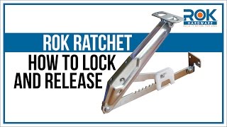 How to Lock and Release the Rok Ratchet Lift Up Support [upl. by Aguie]