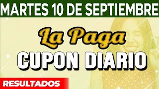 Resultado del sorteo Cupon Diario del Martes 10 de Septiembre del 2024 [upl. by Gies]