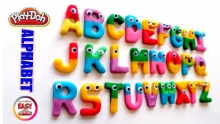 ABC Play Doh Colorful Alphabet  Learn the Alphabet  Easy Play Doh Channel [upl. by Happy]