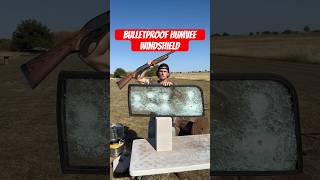 Bulletproof testing a HUMVEE Windshield [upl. by Aseneg889]