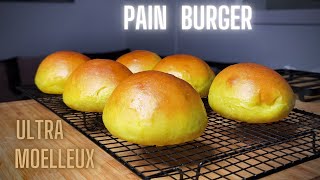 LE PAIN BURGER ULTRA MOELLEUX  POTATO BUNS [upl. by Leiba]