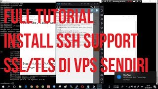 Full Tutorial Install Stunnel dan Dropbear di VPS SSH Over SSL TLS untuk KPN Tunnel Revolution [upl. by Comethuauc]